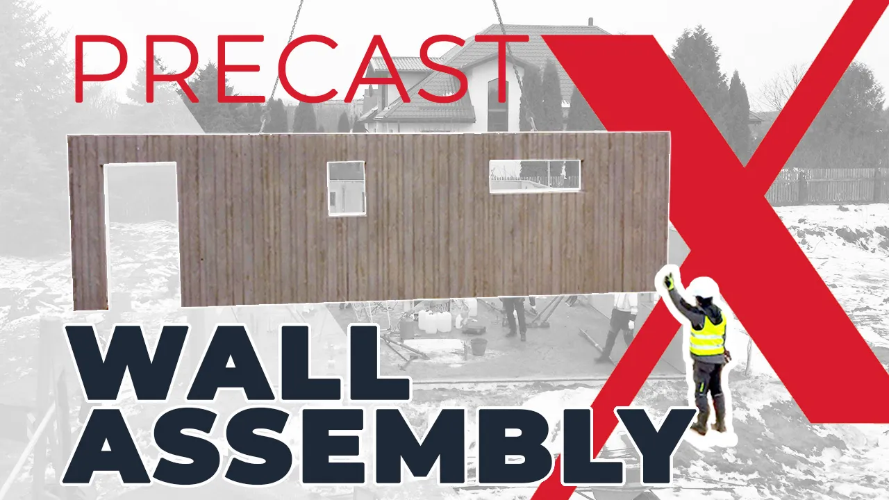 "Villa Danne" sienu montāža